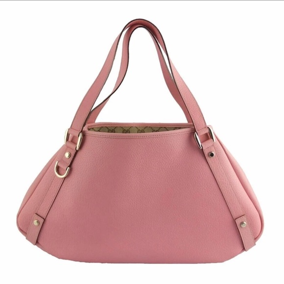 🩷GUCCI LIMITED Japan Exclusive 2005 Pink Leather Abby hobo Bag 🩷 - Picture 1 of 16